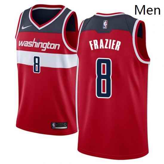 Mens Nike Washington Wizards 8 Tim Frazier Swingman Red Road NBA Jersey Icon Edition